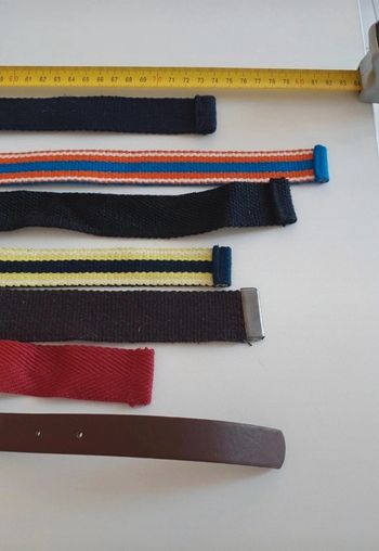 Lot de 7 ceintures