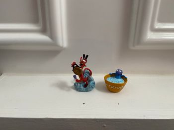 Figurine dragon mushu et criquet Mulan disney