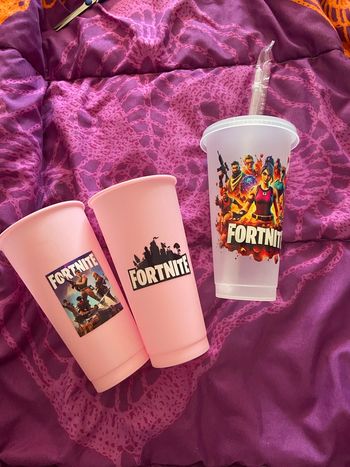 Gobelet à paille avec couvercle 