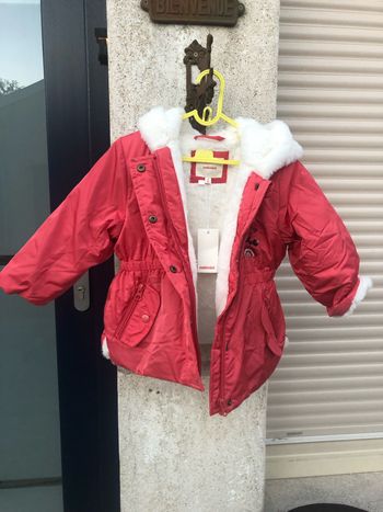 Manteau hiver fille catimini neuf 2 ans