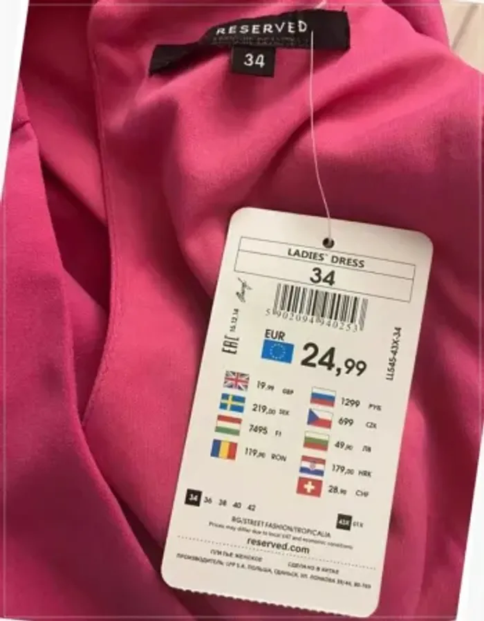 Robe rose dos croisé Reserved - photo numéro 5