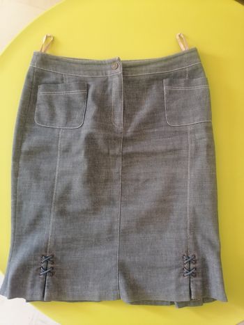 Jupe crayon en jeans souple 