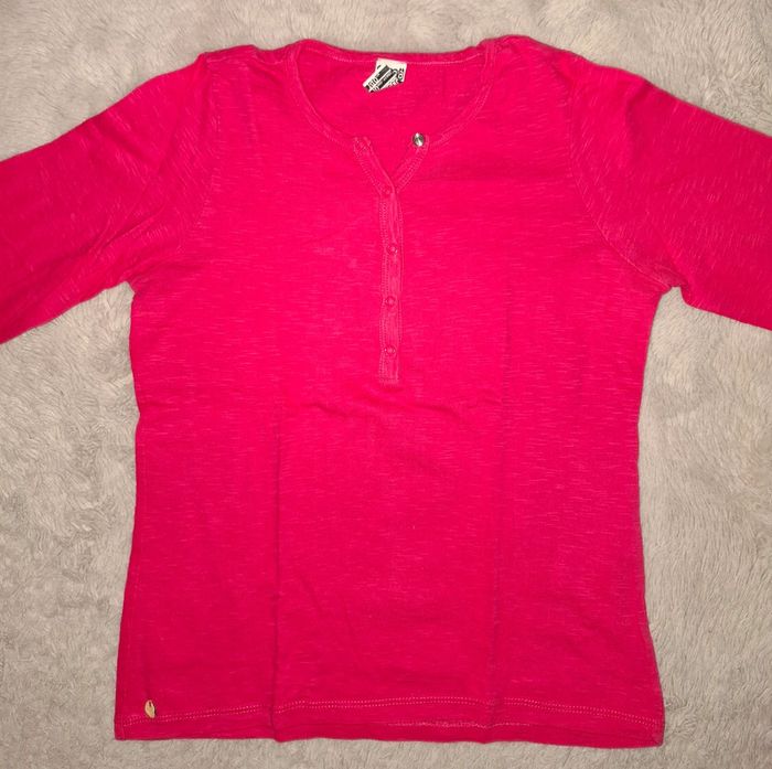 T shirt rose tape à l œil 10 ans plume - photo numéro 2