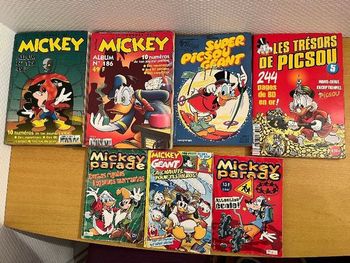 lot livre mickey et picsou