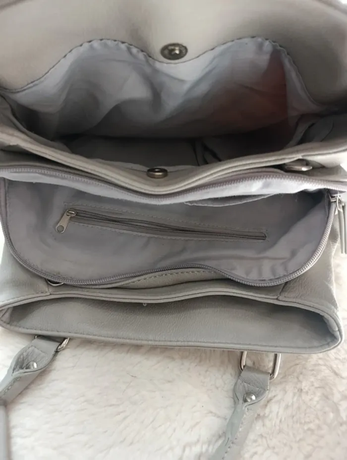 Sac à main gris - photo numéro 2