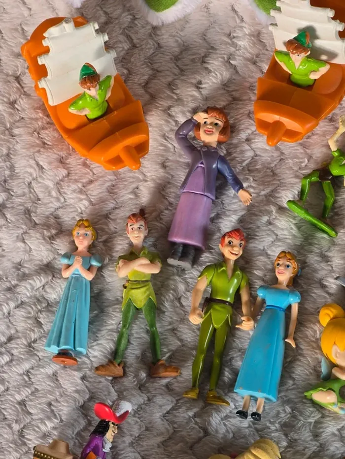 Lot collection de jouets Disney Peter Pan et Clochette - photo numéro 4