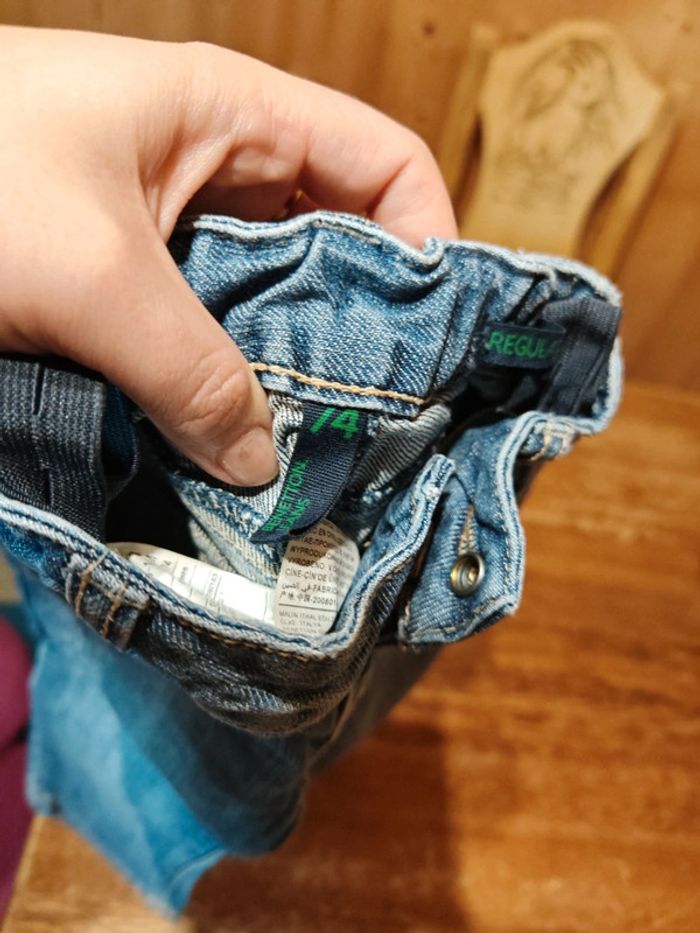 Jean garçon taille 74 cm Benetton - photo numéro 2