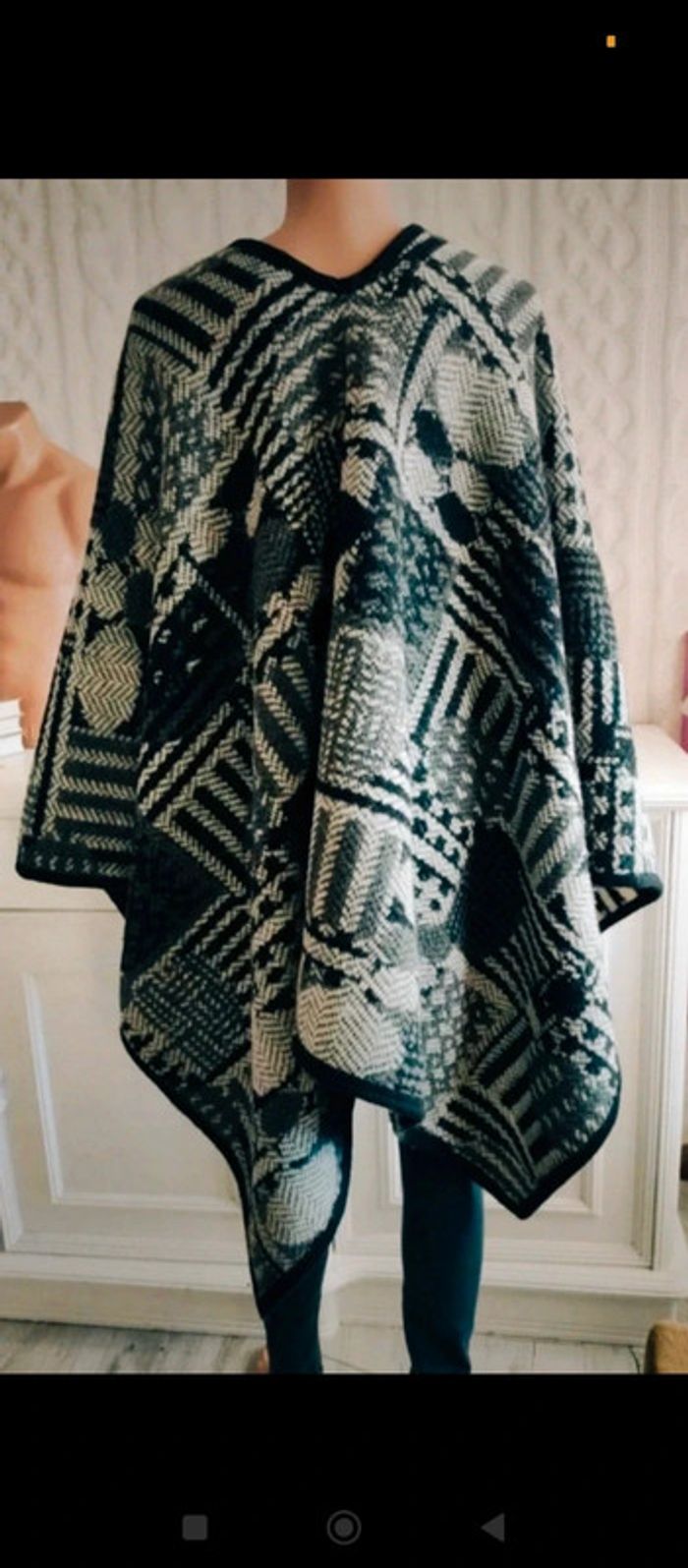 grand poncho d'hiver très chaud - photo numéro 4