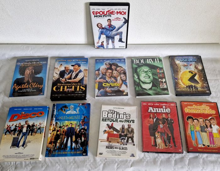 Lot de 11 dvd film comédie