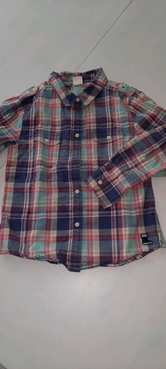 Chemise à Carreaux Aigle Homme Taille 3XL - Coton, Occasion Très Bon état, Multicolore