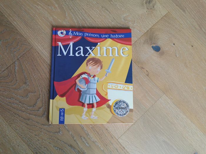 Mon prénom une histoire maxime avec cd