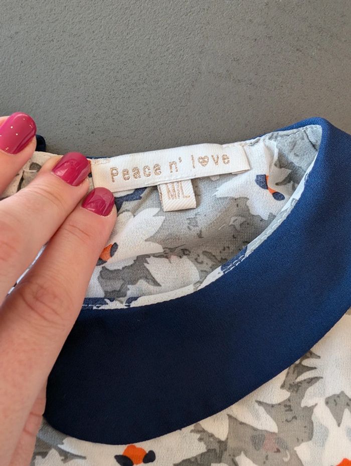 Débardeur fleuri fluide - Taille M/L - photo numéro 3