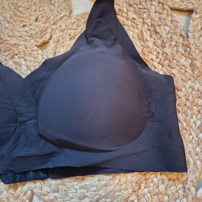 Soutien gorge / brassière triangle coque amovible sans armature - Shein - Taille 95C - photo numéro 2