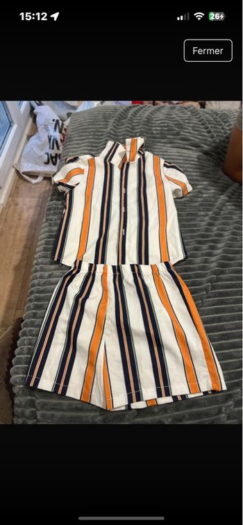 Ensemble short, plus chemise