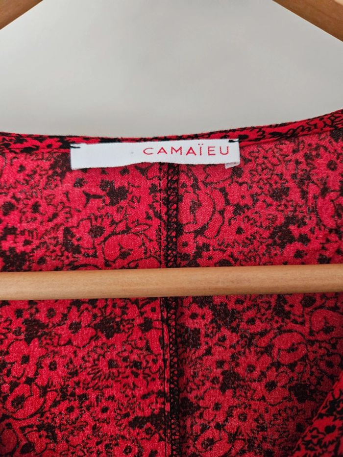 Blouse cache coeur Camaïeu Neuve - photo numéro 4