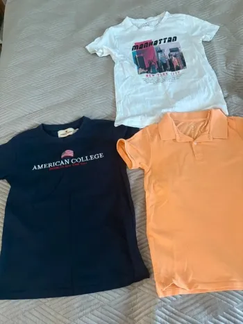 Lot de 3 t-shirt garçon 9-10 ans