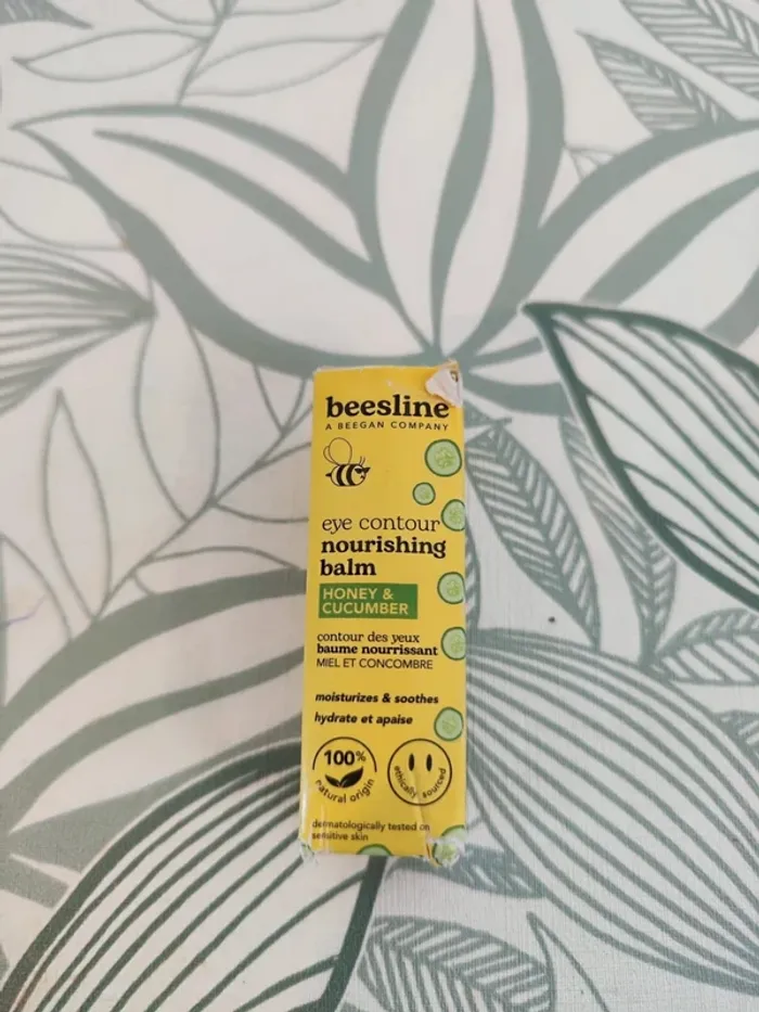 Beesline baume nourrissant contour des yeux miel et concombre 4,5g valeur 10€