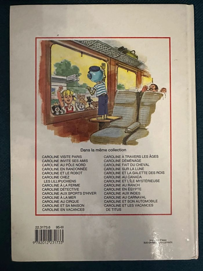 Caroline et les vacances de Titus livre Pierre probst hachette - photo numéro 2