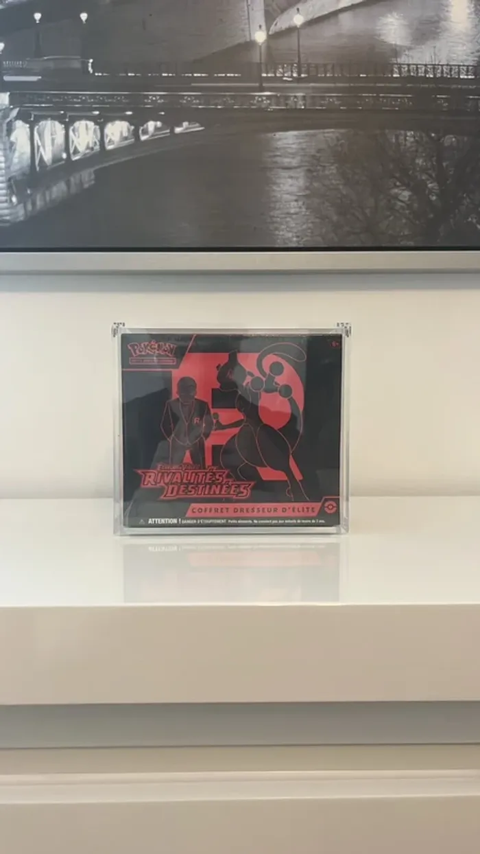 🔒 Lot 20 Protections Acrylique Rigide pour ETB Pokémon – 250€ – Neuf - photo numéro 2