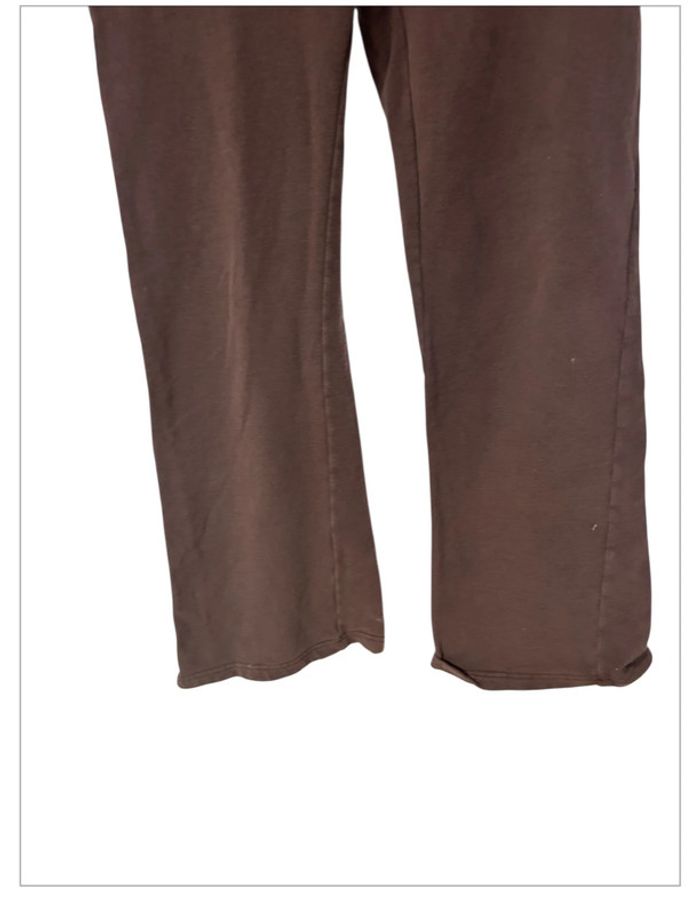 Jogging Le Coq Sportif vintage marron évasé – Taille M - photo numéro 4