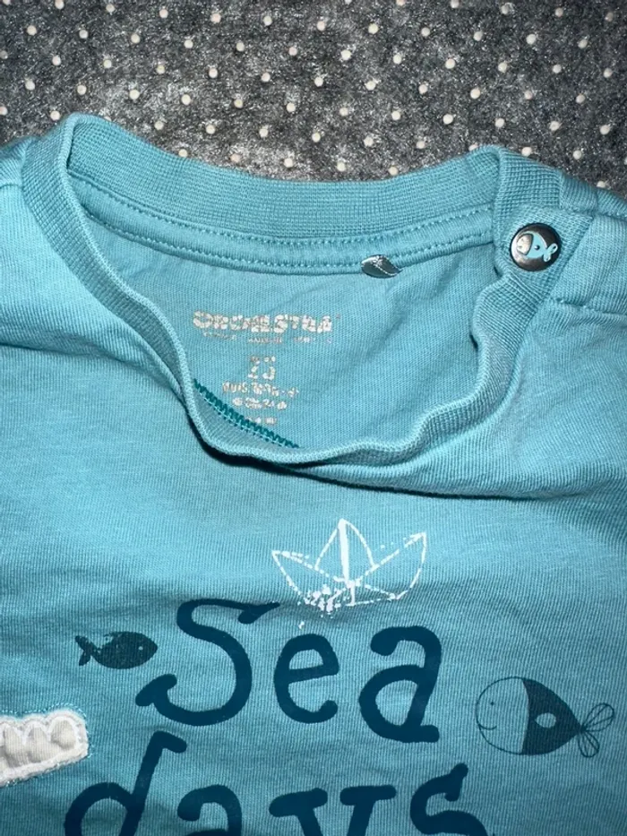 T-shirt manche courte sea 24 mois 86 cm - photo numéro 4