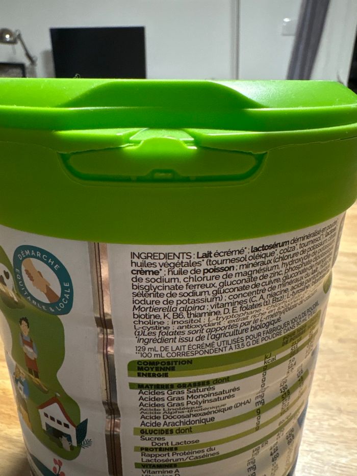 Lait petit culottés 1er âge - photo numéro 2