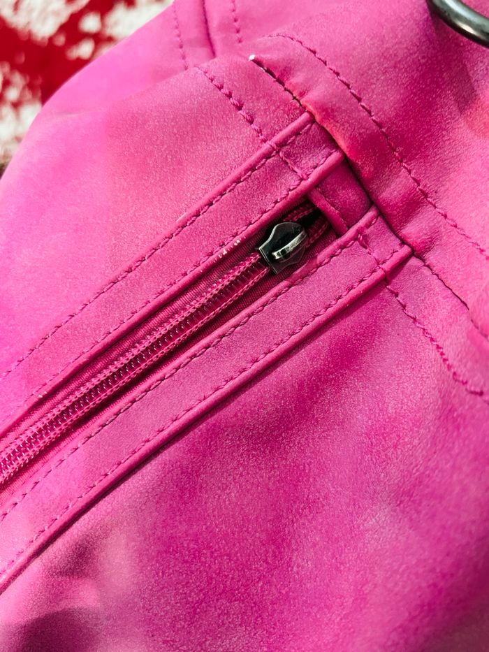 Sac de sport rose vif – Collection Mode – 45x25 cm - photo numéro 10