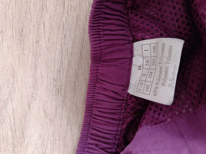 Pantalon pantashort violet fille 4 ans - photo numéro 4