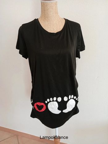 Tunique haut maternité grossesse m/l noir