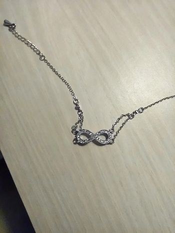 Bracelet argenté symbole infini