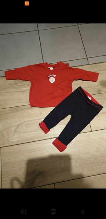 Ensemble bébé fille ikks 6 mois