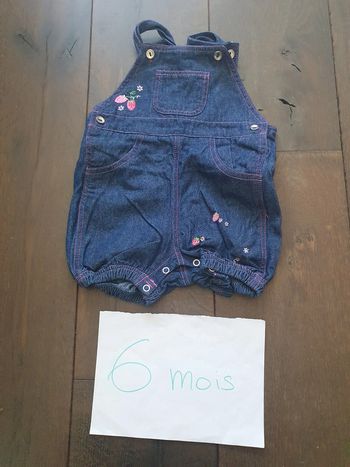 Combishort en jean