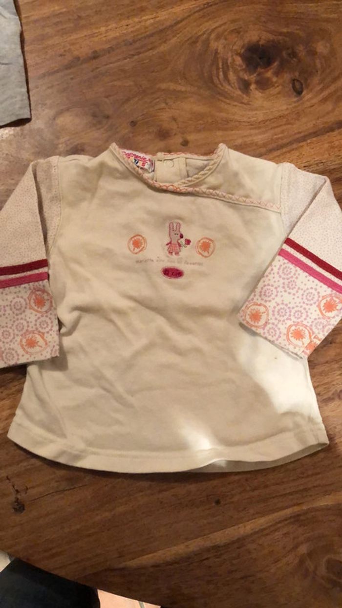 Lot 3 T-shirts manches longues 1 an - photo numéro 7