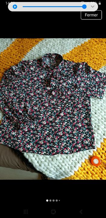 Blouse fleurie 