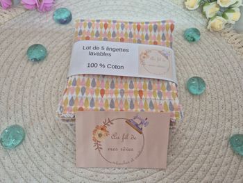 Lot de 5 lingettes démaquillantes neuf