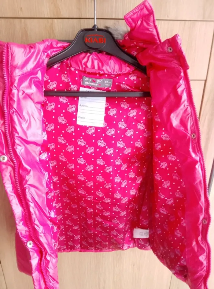Manteau neuf doudoune sans manche à capuche- Fille 12 ans - photo numéro 8