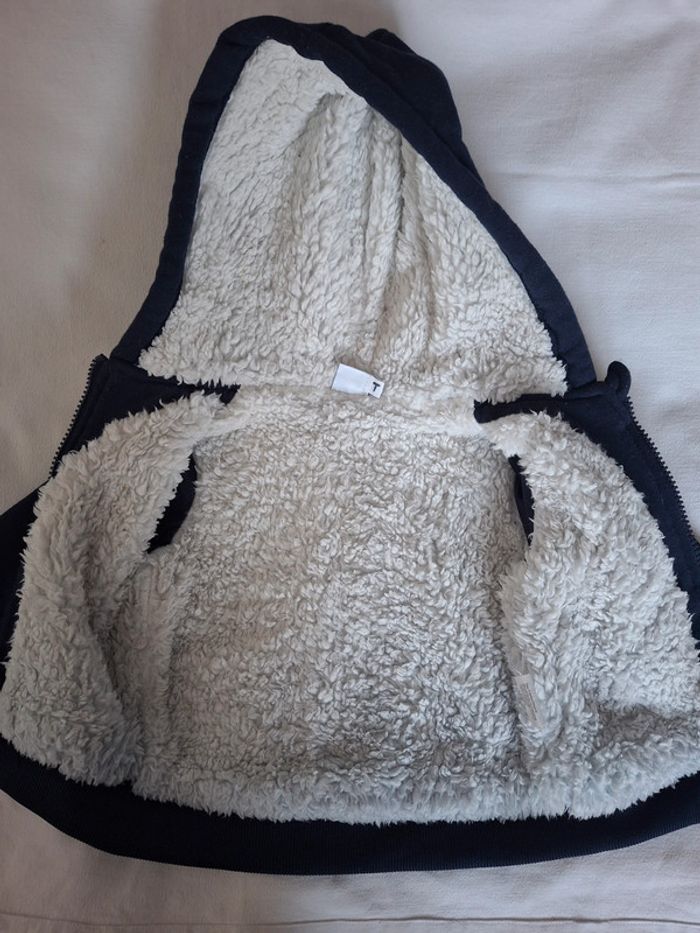 Veste toute chaude à capuche 12 mois - photo numéro 3