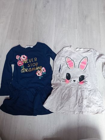 Lot de 2 robes légères fille