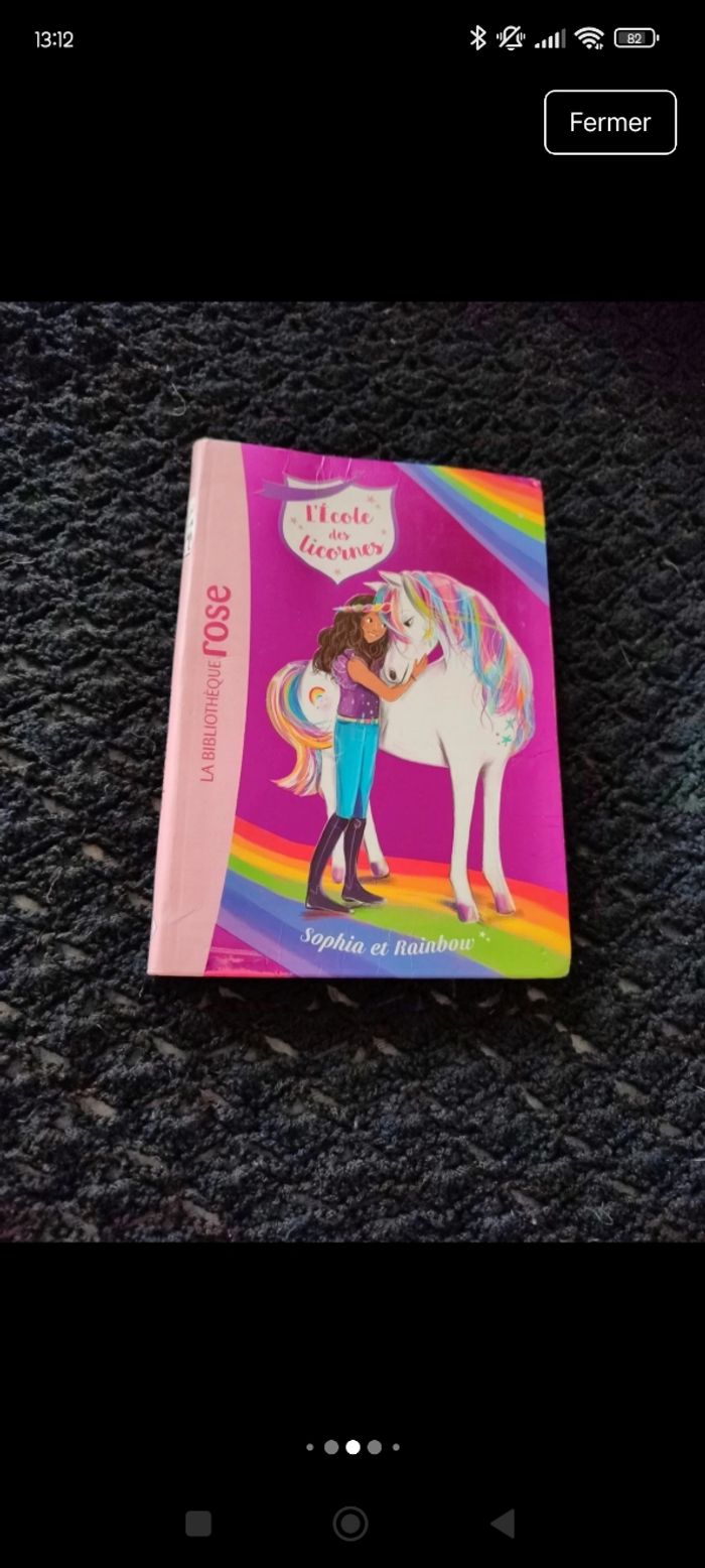 Lot livre bibliothèque rose - photo numéro 5