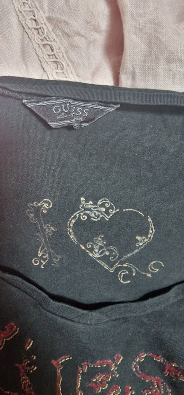 Tee shirt manche longue noir col rond - photo numéro 4