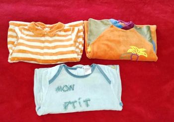 lot 3 pyjamas 9 mois