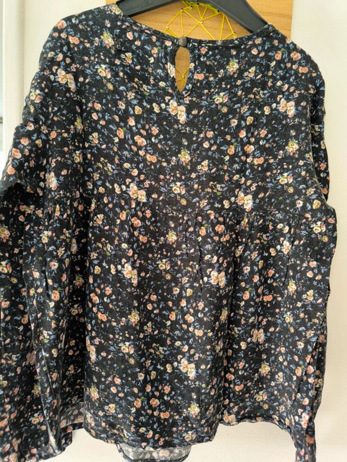 Blouse tunique IKKS fleurs - photo numéro 2