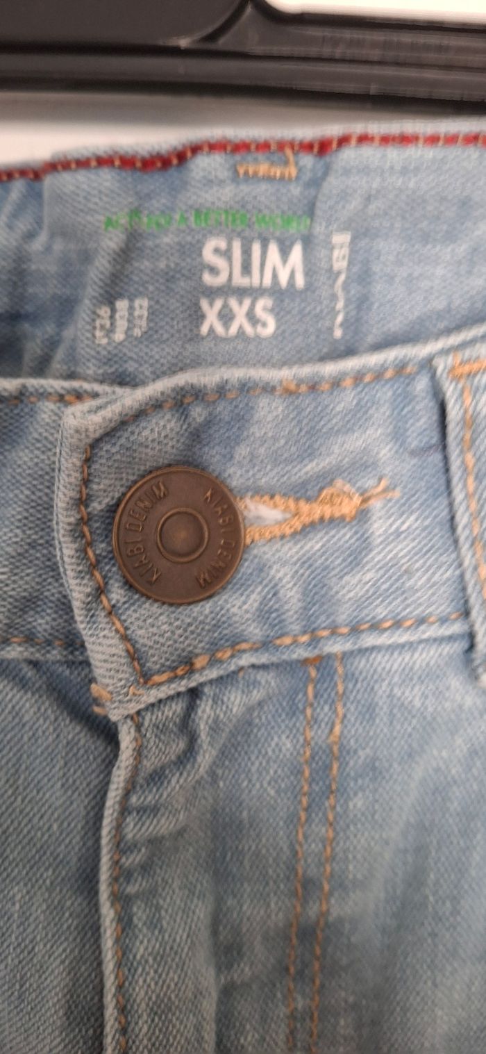 Jean Slim Kiabi Bleu Clair (Taille XXS pour Ado ~12 ans) - photo numéro 2