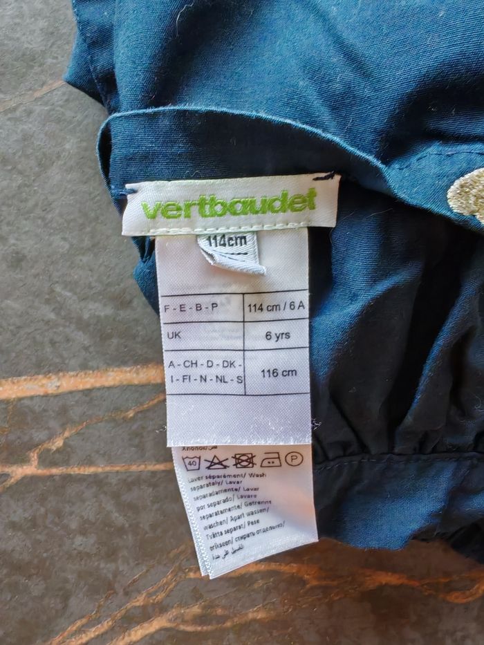 Jupe bleue marine réversible Vertbaudet 6 ans - photo numéro 6