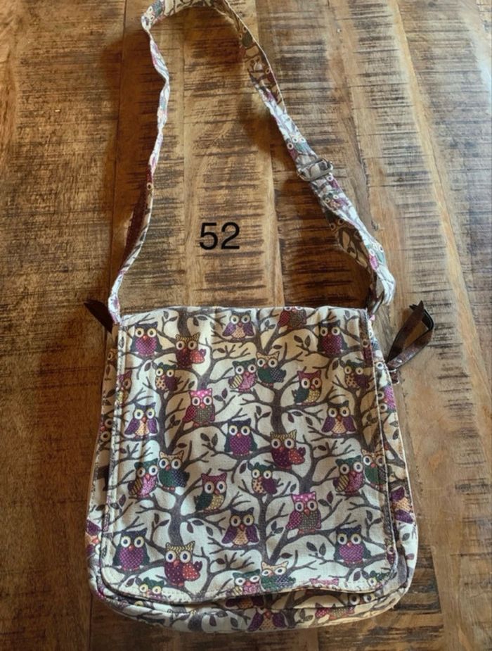 Sac à bandoulière hibou