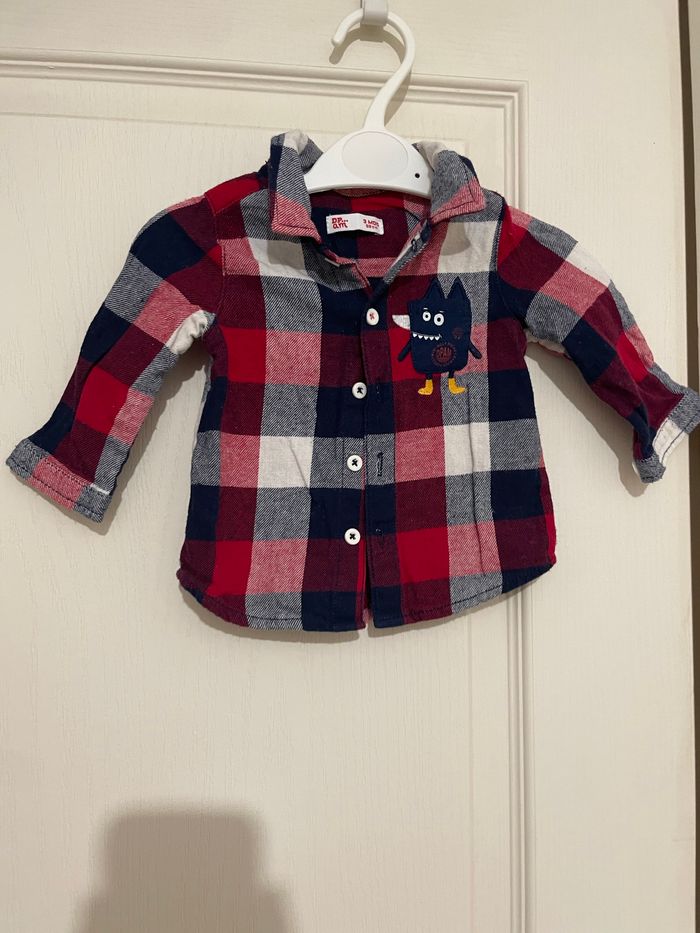 Lot bébé garçons body et chemise taille 3 mois - photo numéro 10