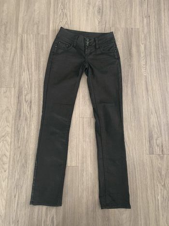 Jean denim noir droit huilé Morgan T36 S