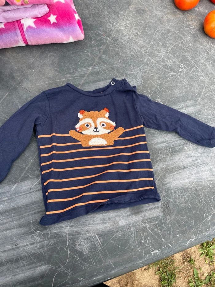 Maillot manches longues fille 12 mois 78-83 cm