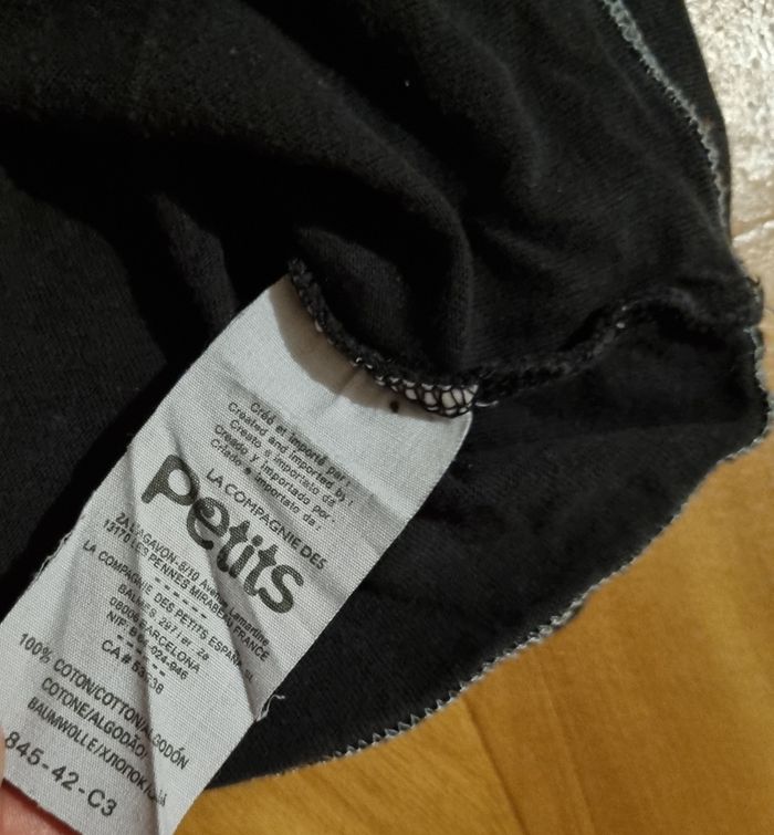 débardeur noir la compagnie des petits col droit taille 10ans - photo numéro 4