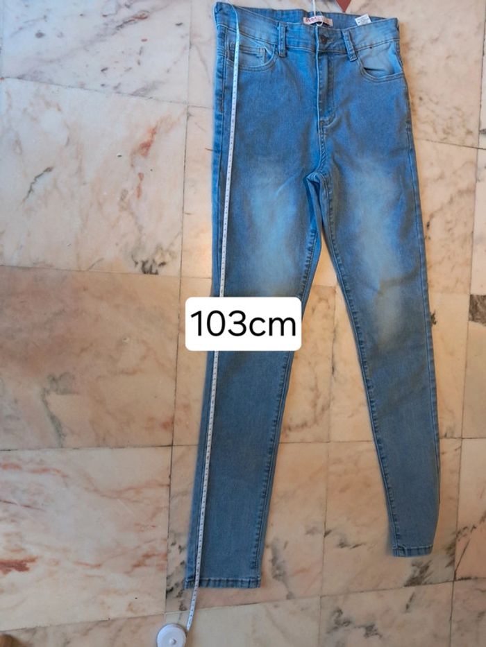 Md'M jean taille haute neuf T.36 - photo numéro 11